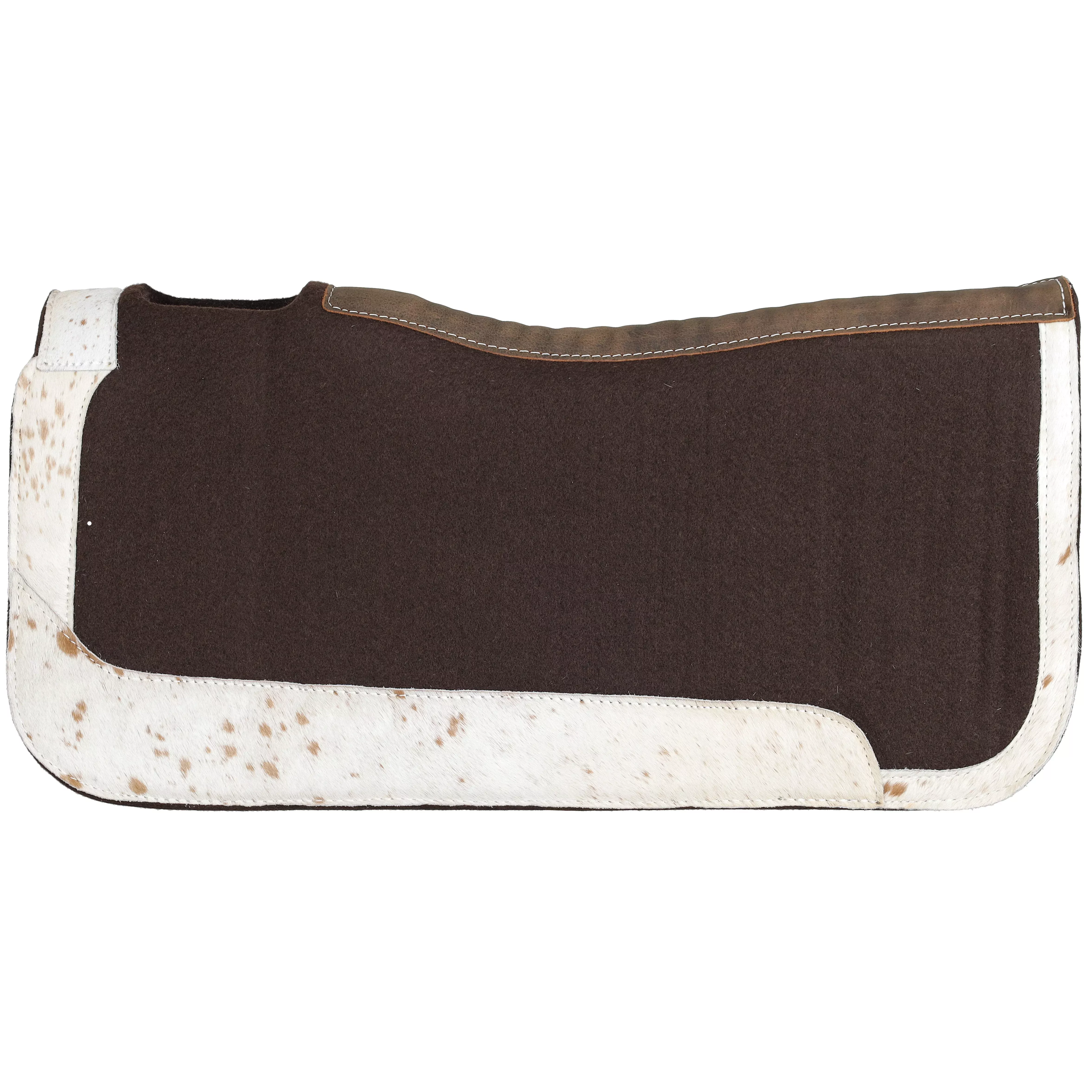 Showman 31" x 32" Speckled Hide Contoured Felt Saddle Pad