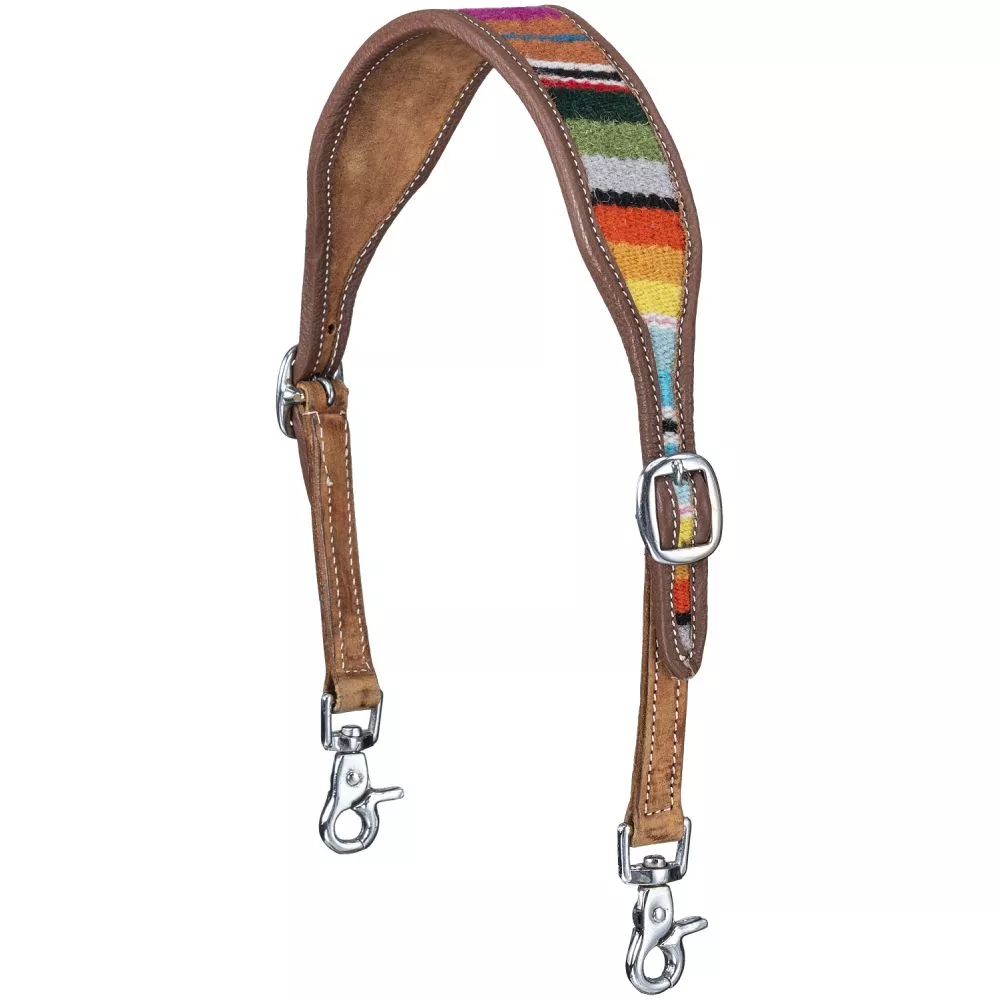 Silver Royal Woven Serape Wither Strap