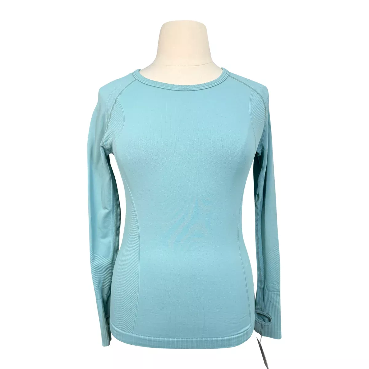 Smartpak 'Hadley' Recycled Seamless Long Sleeve in Teal - Women's L/XL
