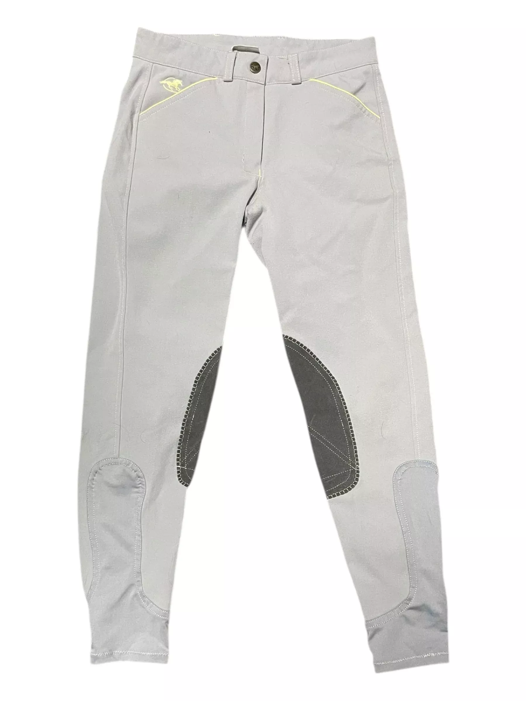 Smartpak KP Breech - Gray/Yellow - 26R - USED