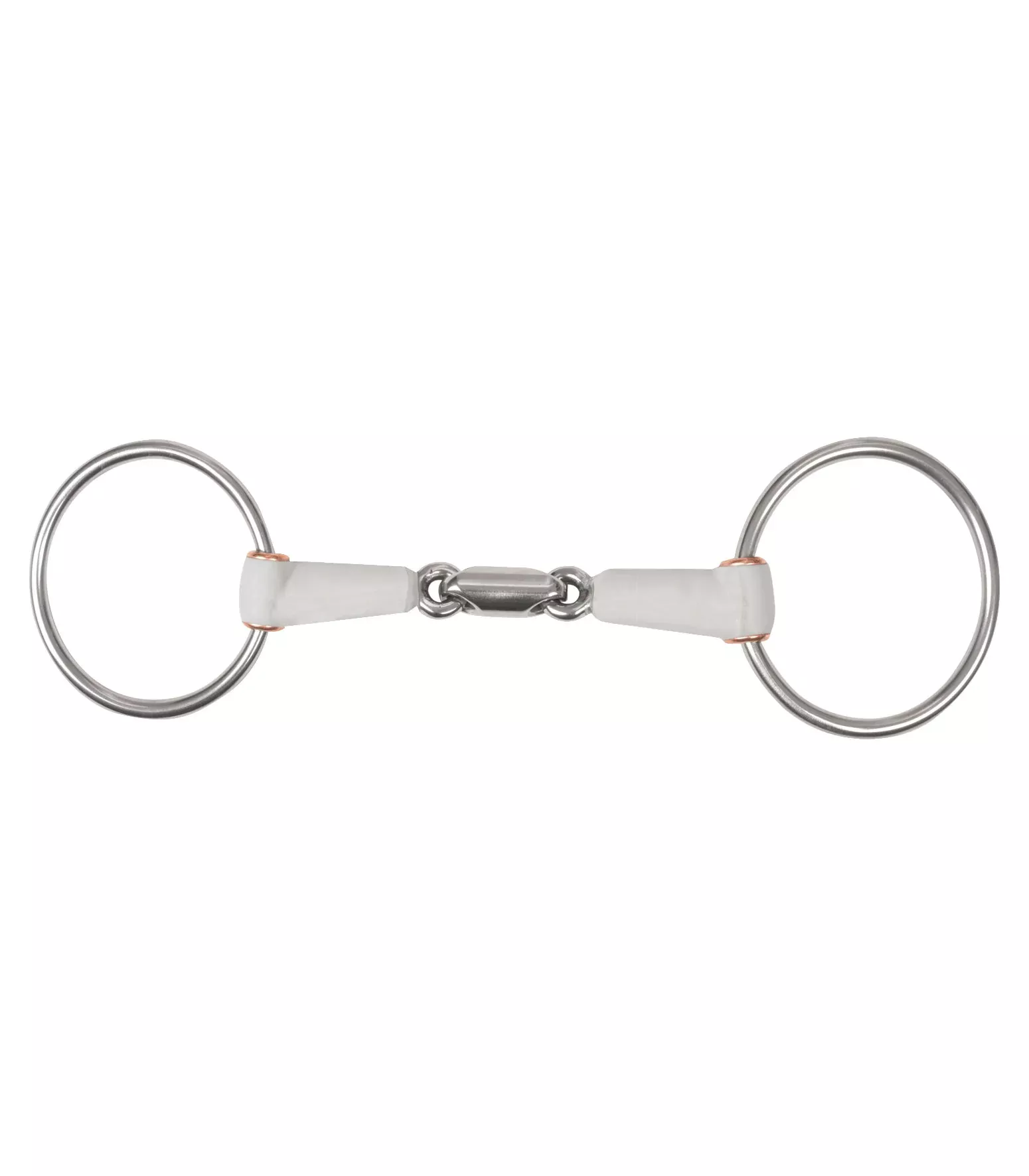 Snaffle, Double-Jointed, 7,5 cm Ring