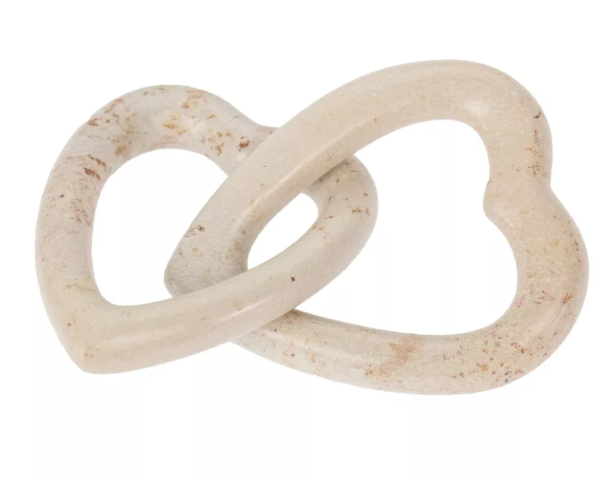 Soapstone Intertwined Hearts