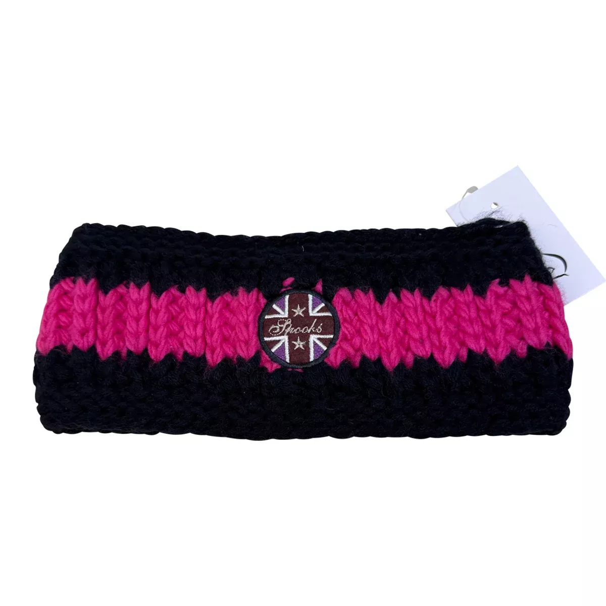 Spooks Riding Headband in Navy/Pink - One Size