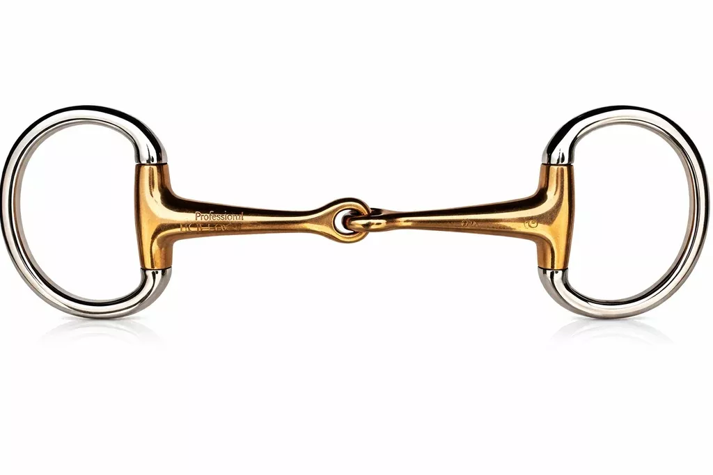 SS Eggbutt Single Jointed Copper Mouth Snaffle Training Bit 35640
