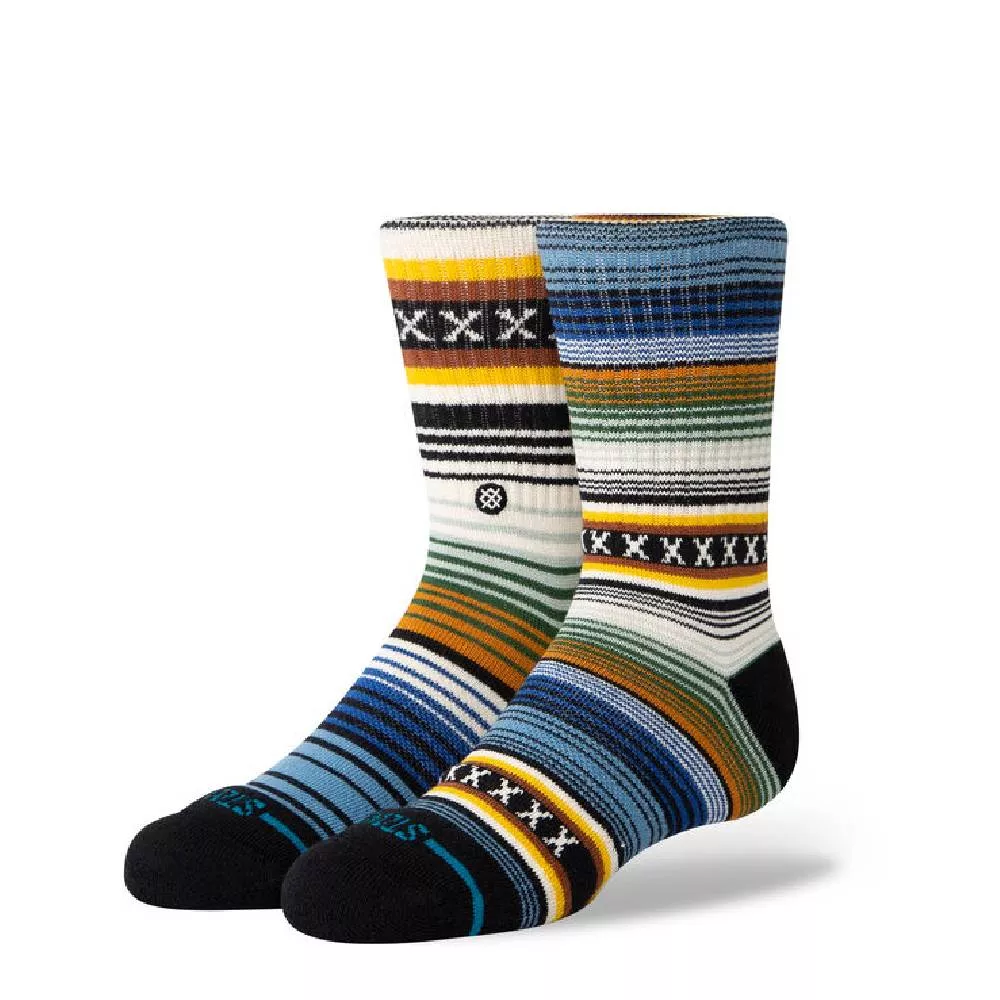 Stance Kid's Curren Crew Socks - Black