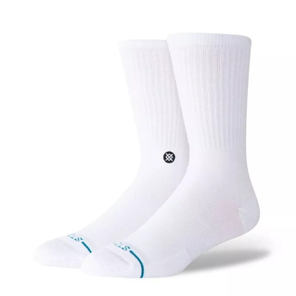 Stance Men's Icon Crew Socks - White