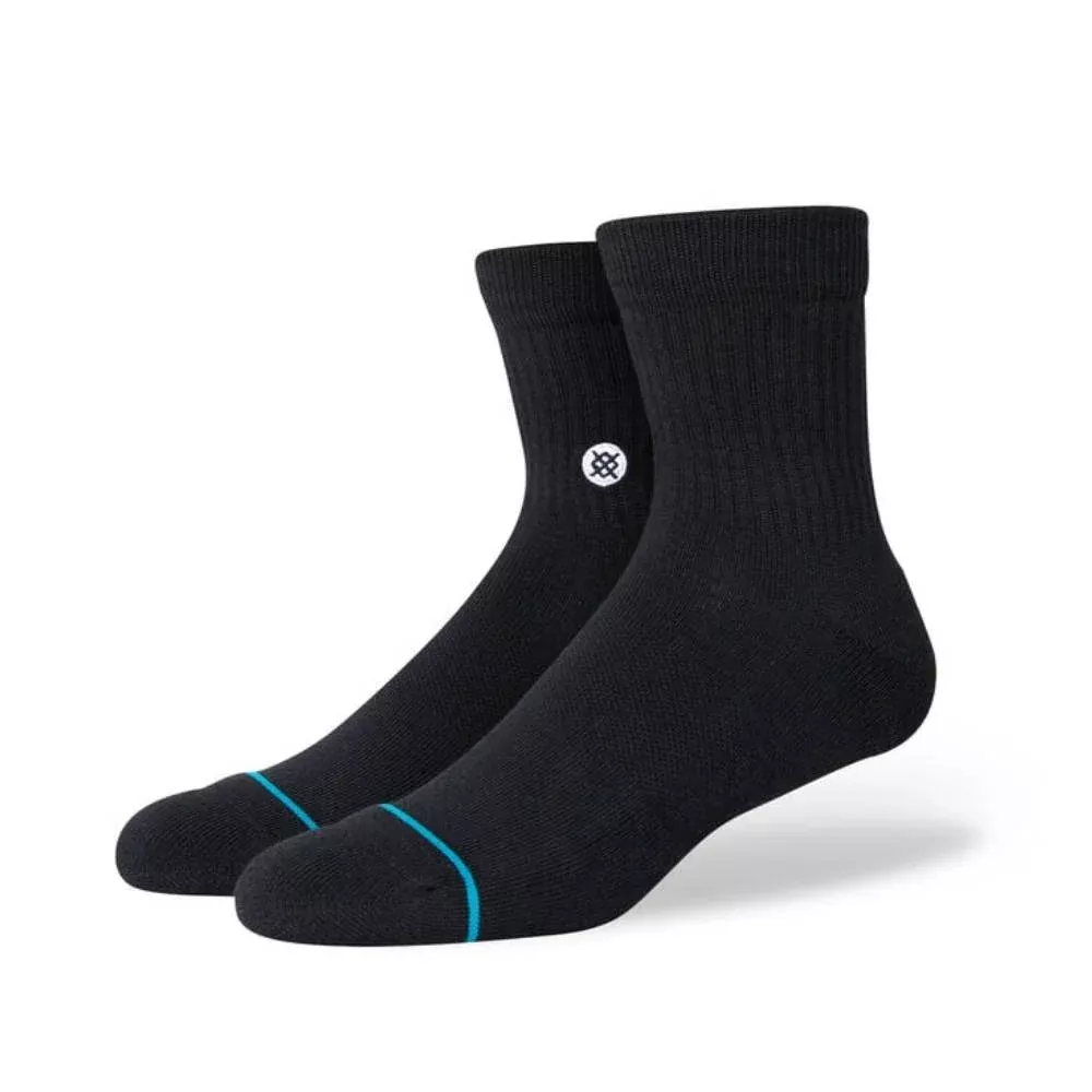 Stance Men's Icon Quarter Socks - Black