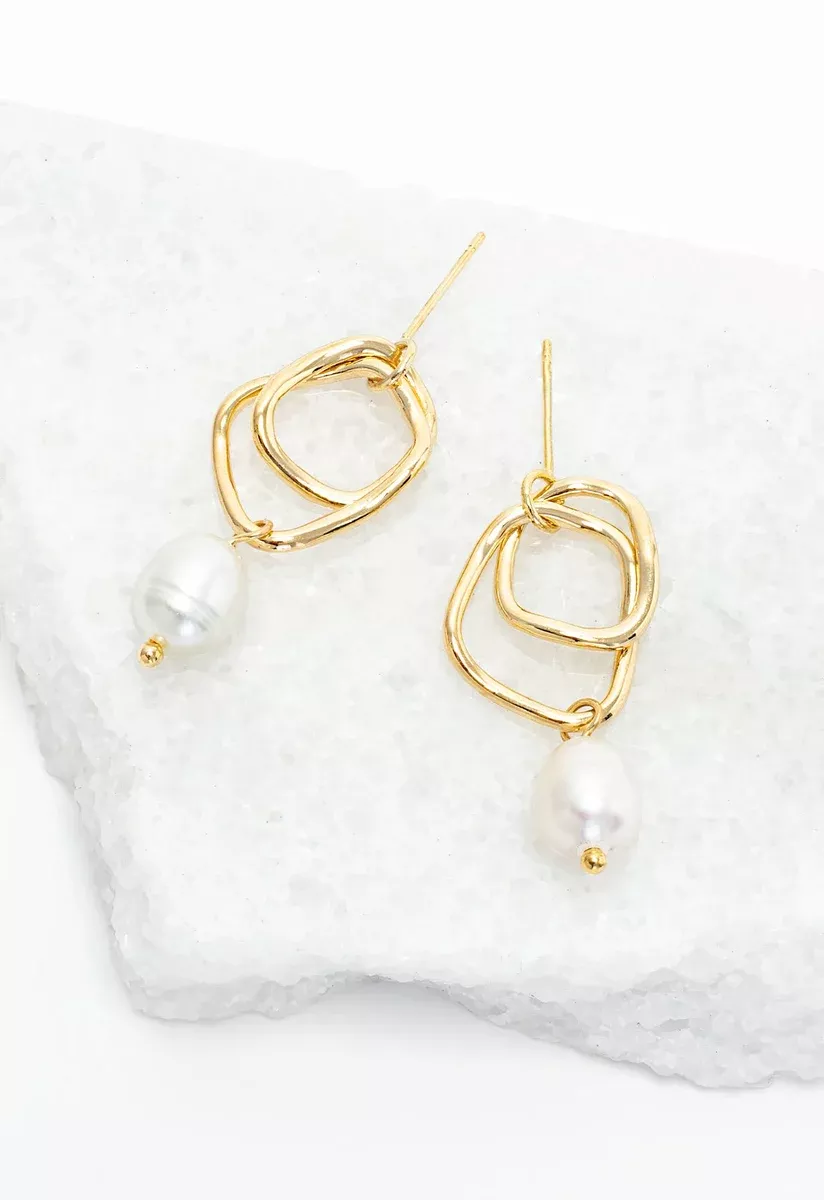 Starfish Project, Inc - Everlasting Pearl Earrings in Gold