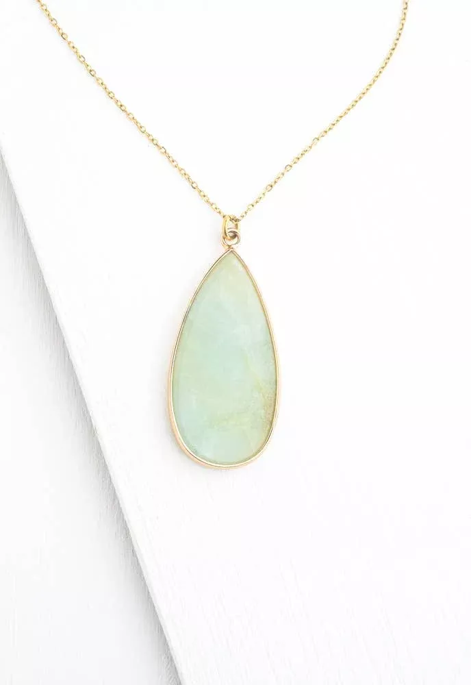 Starfish Project, Inc - Everlasting Teardrop Necklace in Amazonite