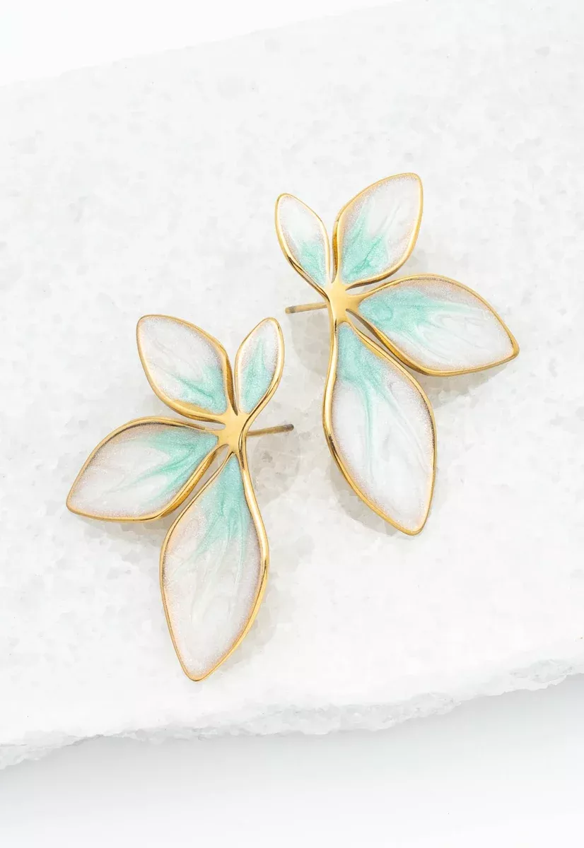Starfish Project, Inc - Flourish Mint Leaf Earrings