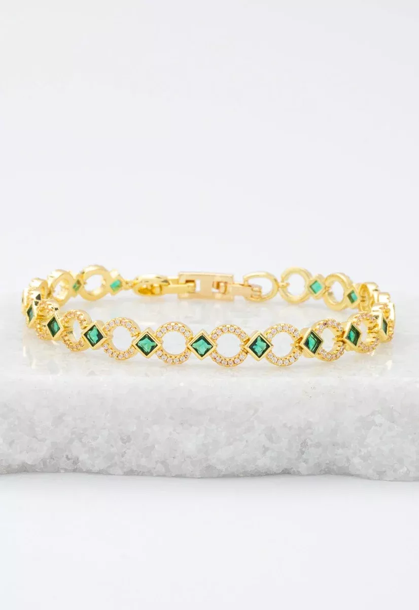 Starfish Project, Inc - Gilded Halo Bracelet in Emerald