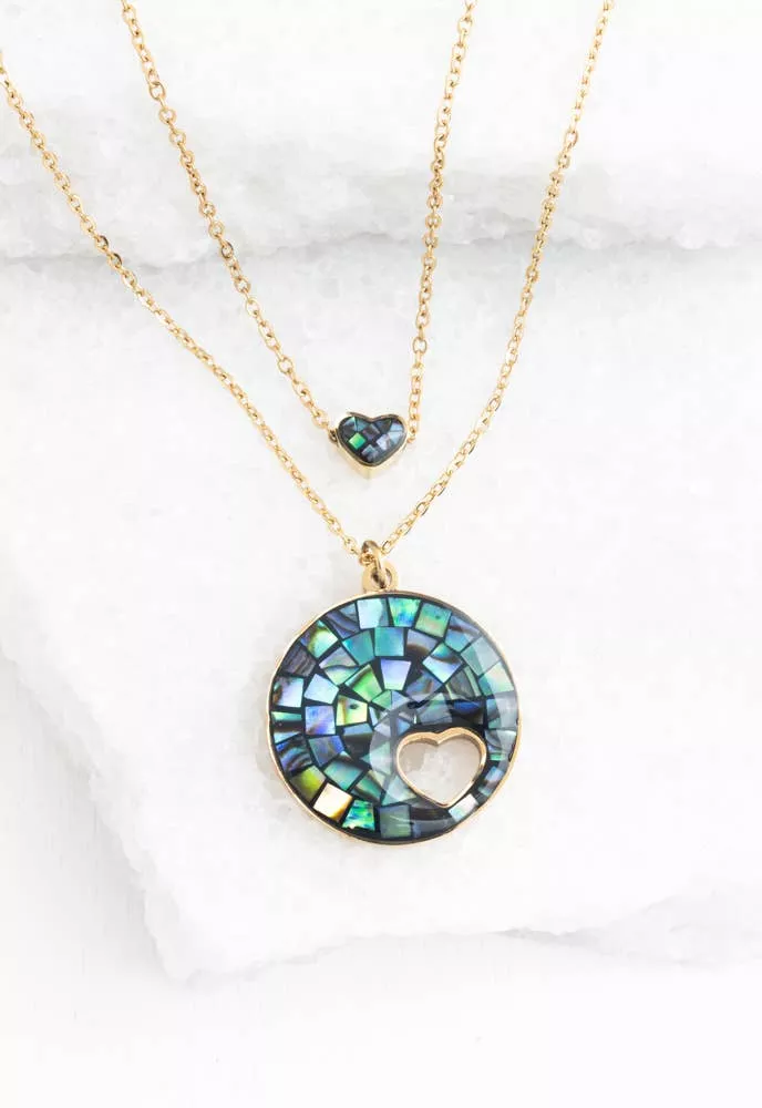 Starfish Project, Inc - Journey Together Necklace Set in Captivating Abalone