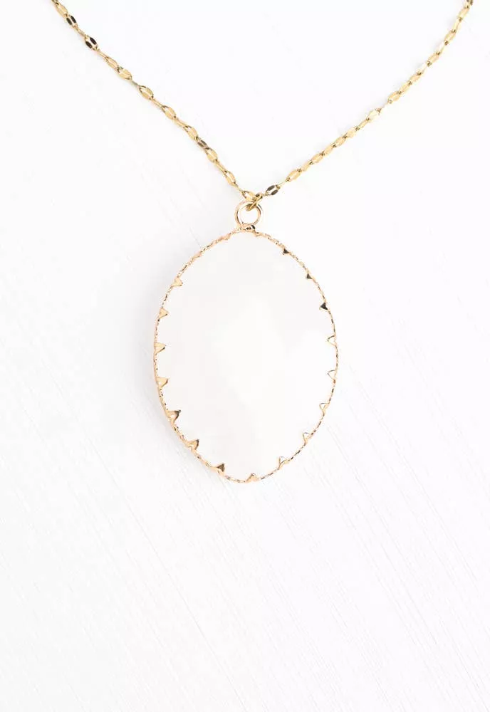 Starfish Project, Inc - Radiant Light Crystal Necklace in Ivory