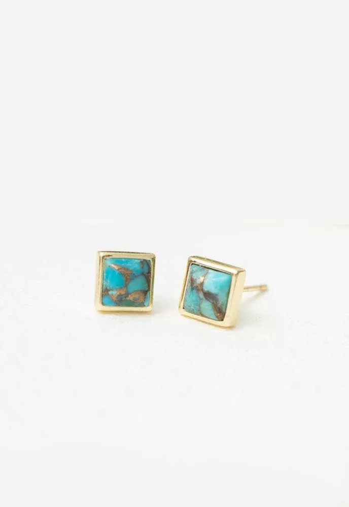 Starfish Project, Inc - Refuge Natural Turquoise Studs