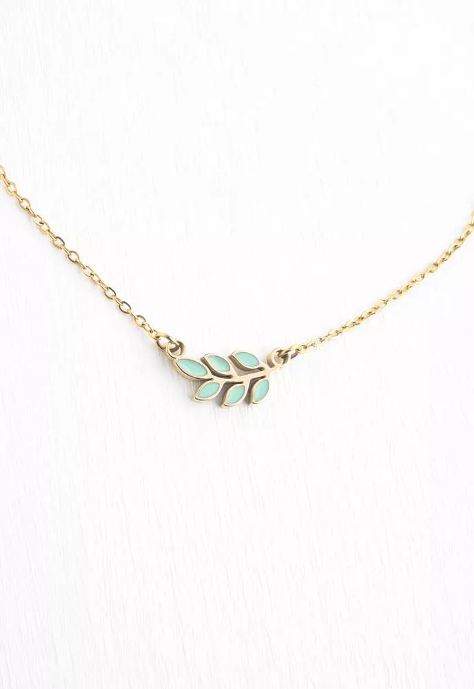 Starfish Project, Inc - Rowen Leaf Necklace in Mint