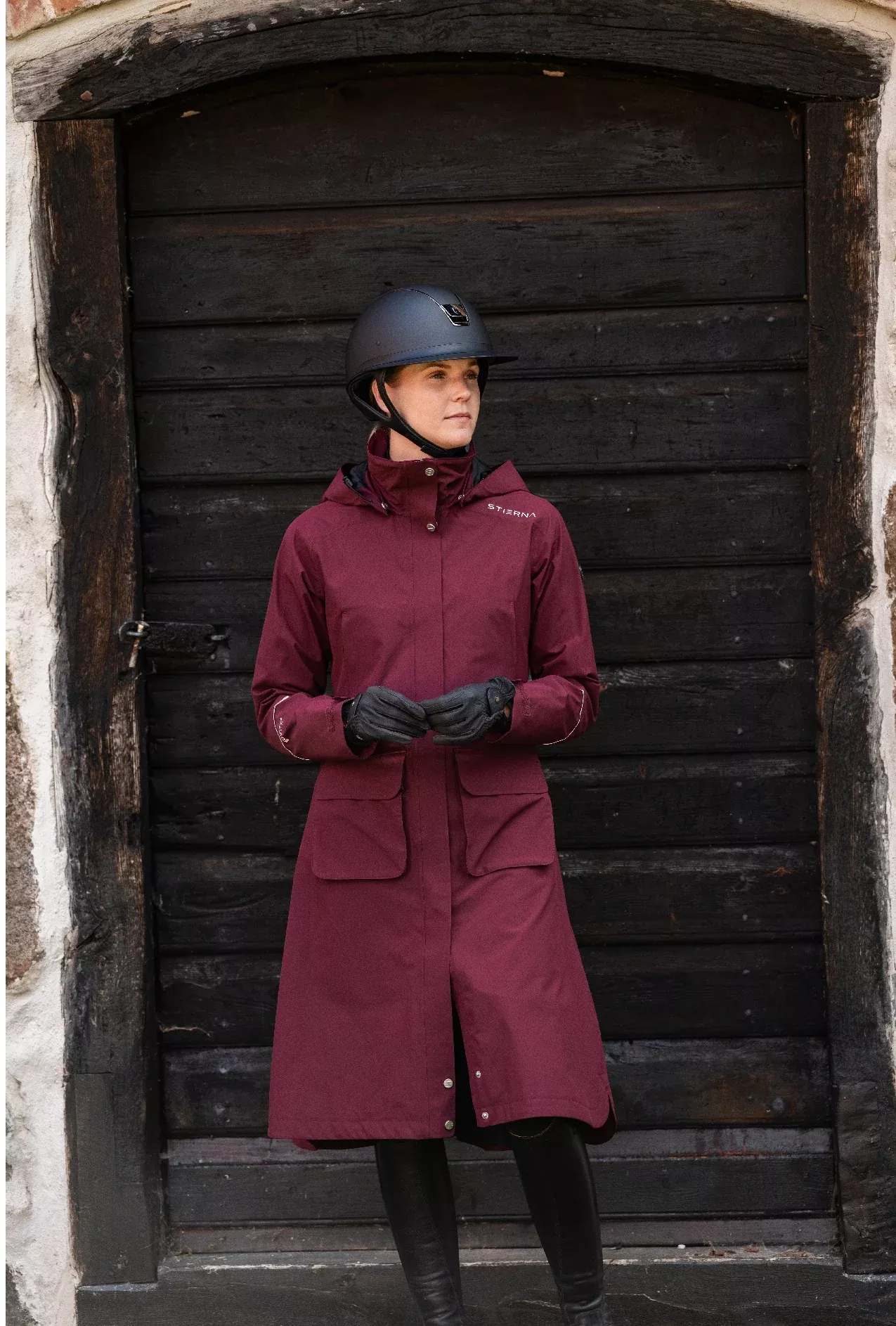 Stierna Nova Rain Coat - Merlot