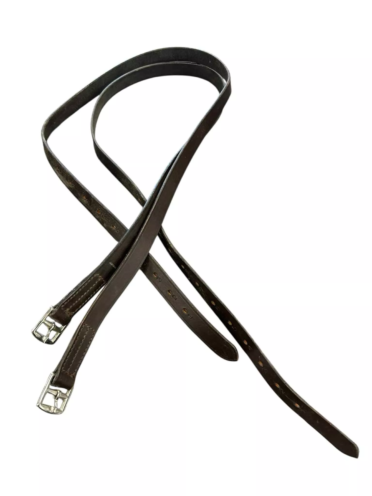 Stirrup Leathers - Brown - approx 50" - USED