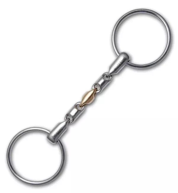 Stubben Steeltec Waterford Loose Ring Snaffle Bit