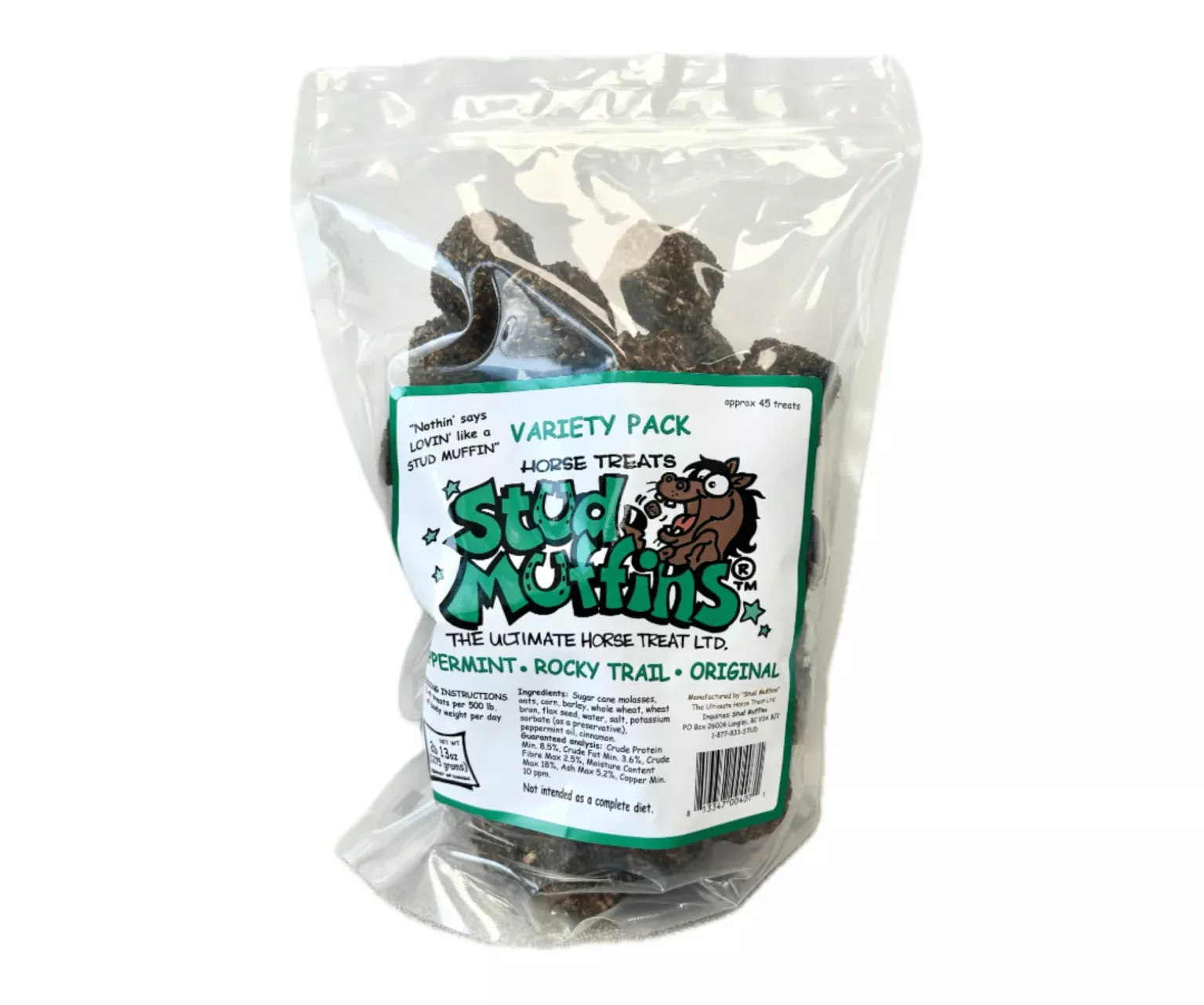 Stud Muffins Variety Pack Horse Treats, 45oz Bag