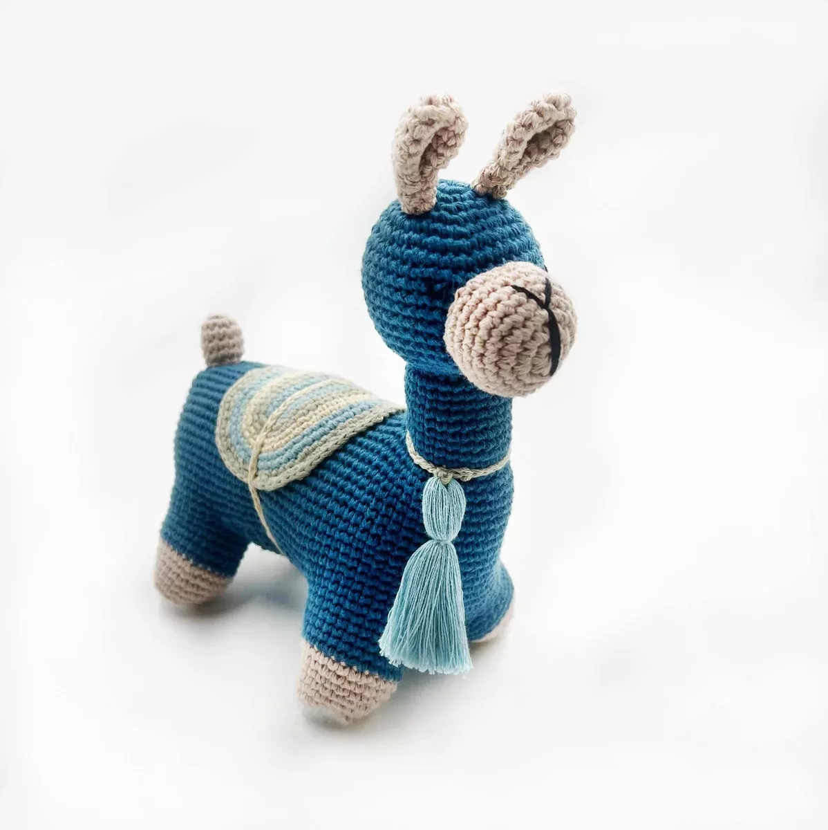 Stuffed Animal -Llama: Blue