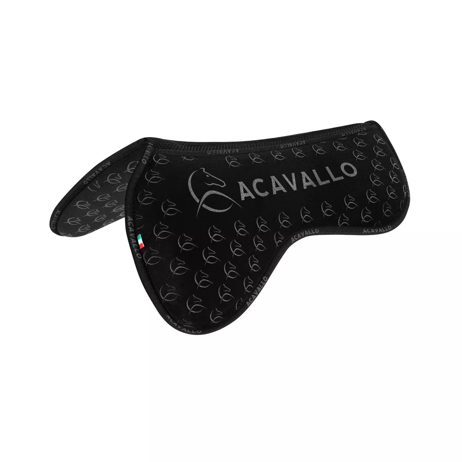 Suede Memory Foam Dressage Half Pad with Silicone Grip