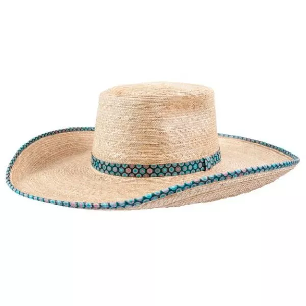 Sunbody Ava Hat Pink/Turquoise Circles - 52