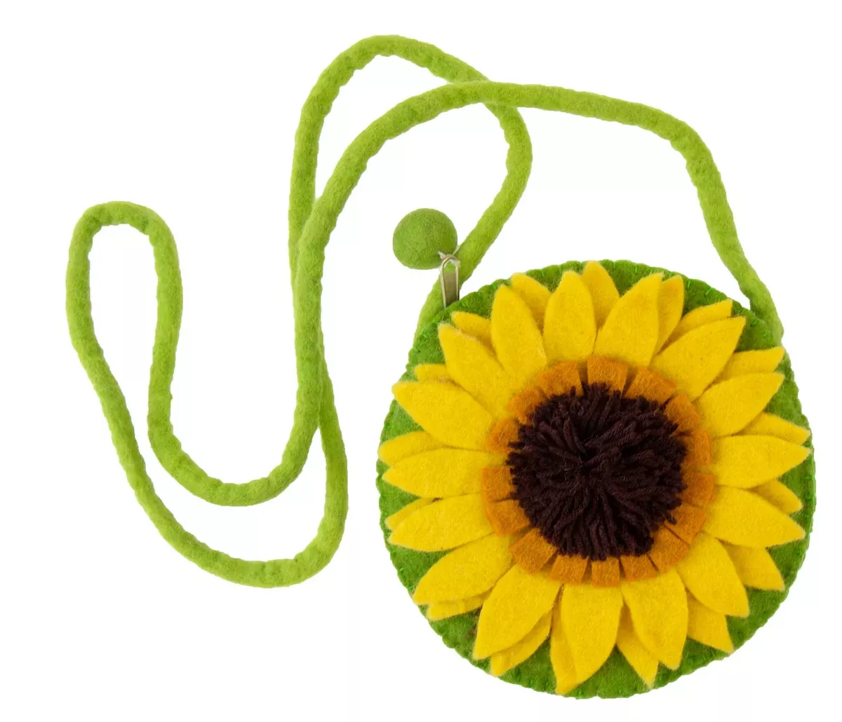 Sunflower Felt Purse