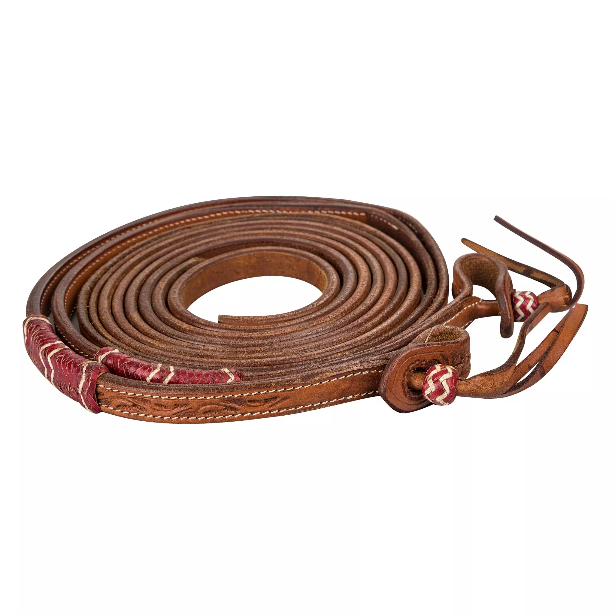 Tabelo Split Reins with Rawhide Trim