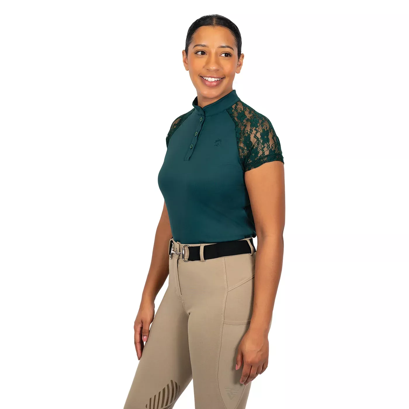 TemTeq Coco Functional Lace Trim Shirt