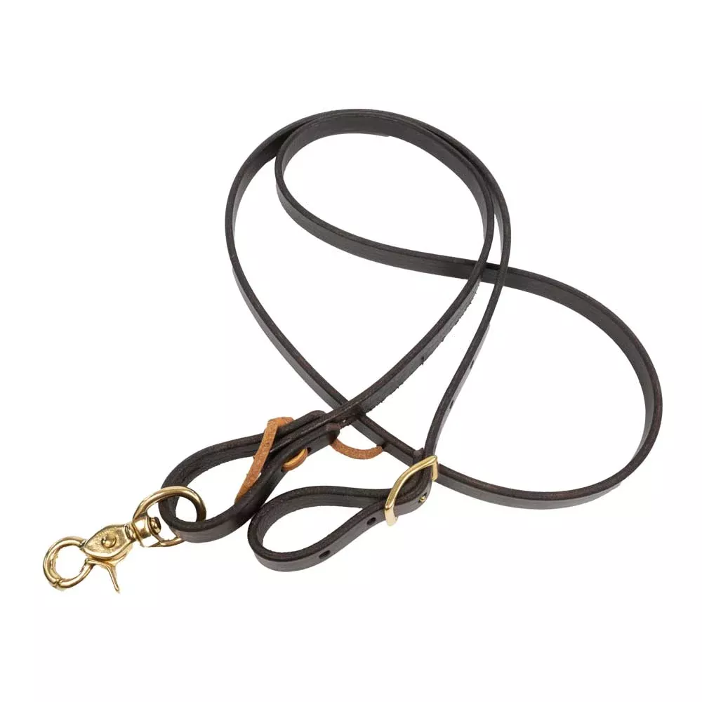 Teskey's 1/2" Chocolate Pony Roping Reins