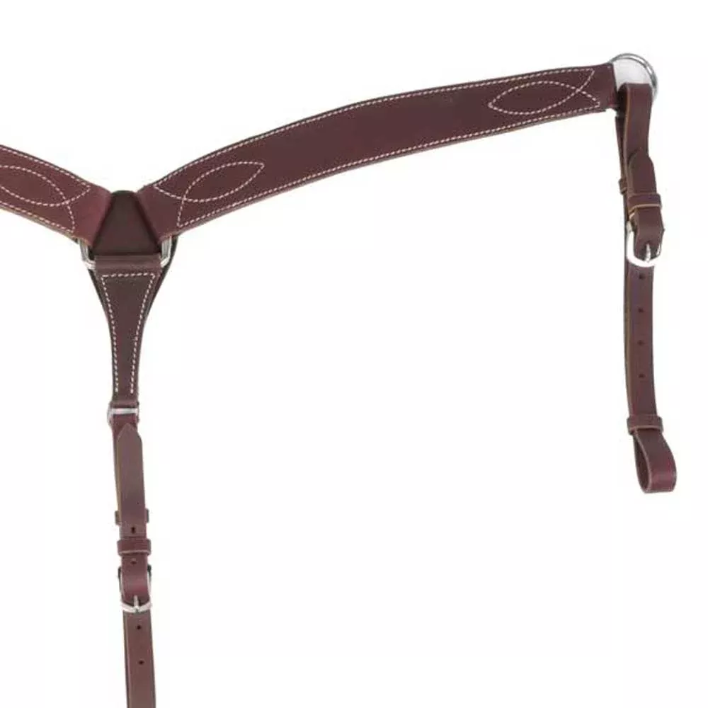 Teskey's Latigo Breast Collar w/Stitching