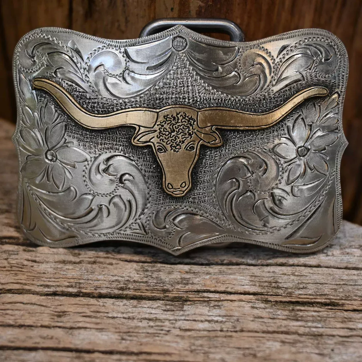 Teskey's Long Horn Steer Buckle