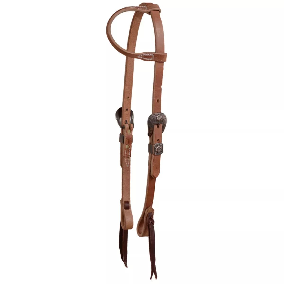 Teskey's One Ear Headstall w/Copper Floral Hardware