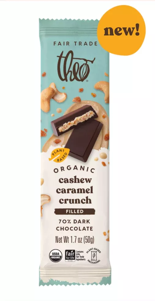 Theo Chocolate Cashew Caramel Crunch