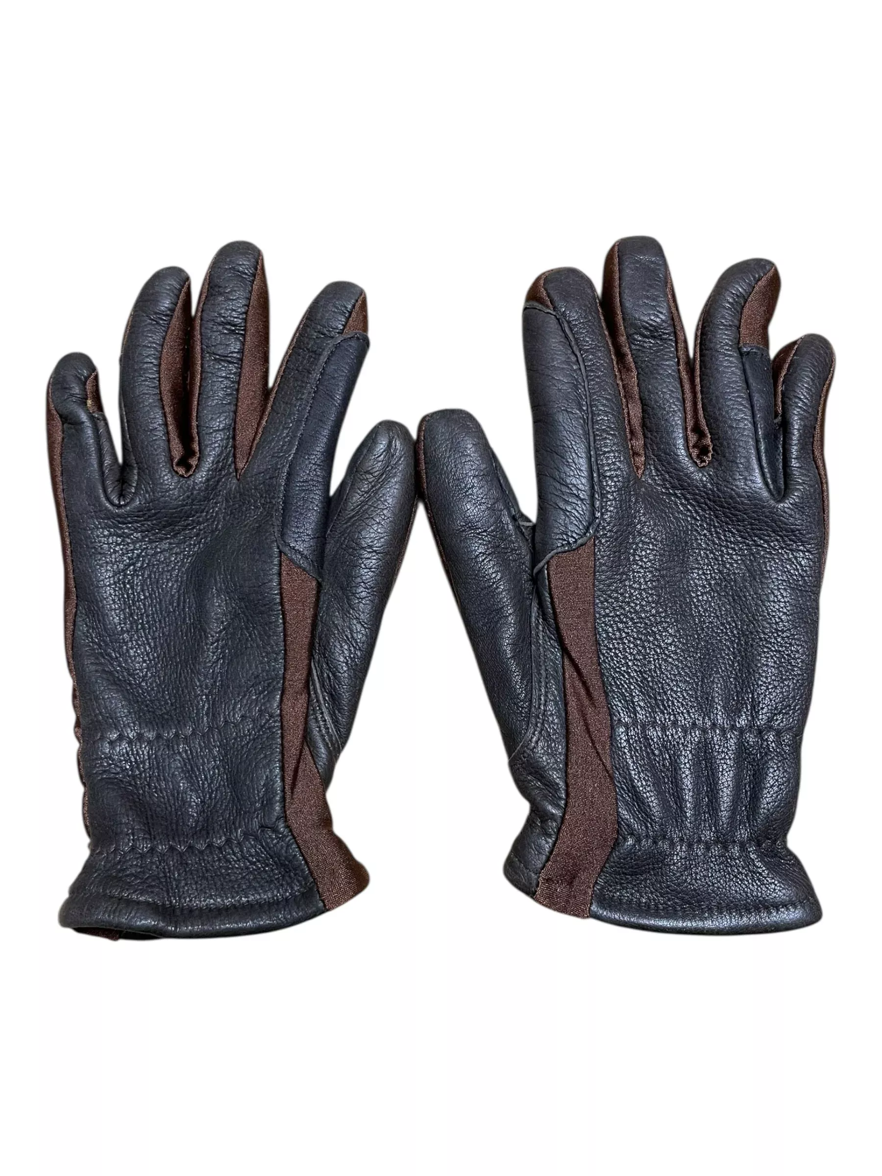 Thinsulate Winter Deerskin Gloves - Brown - Est. S - USED
