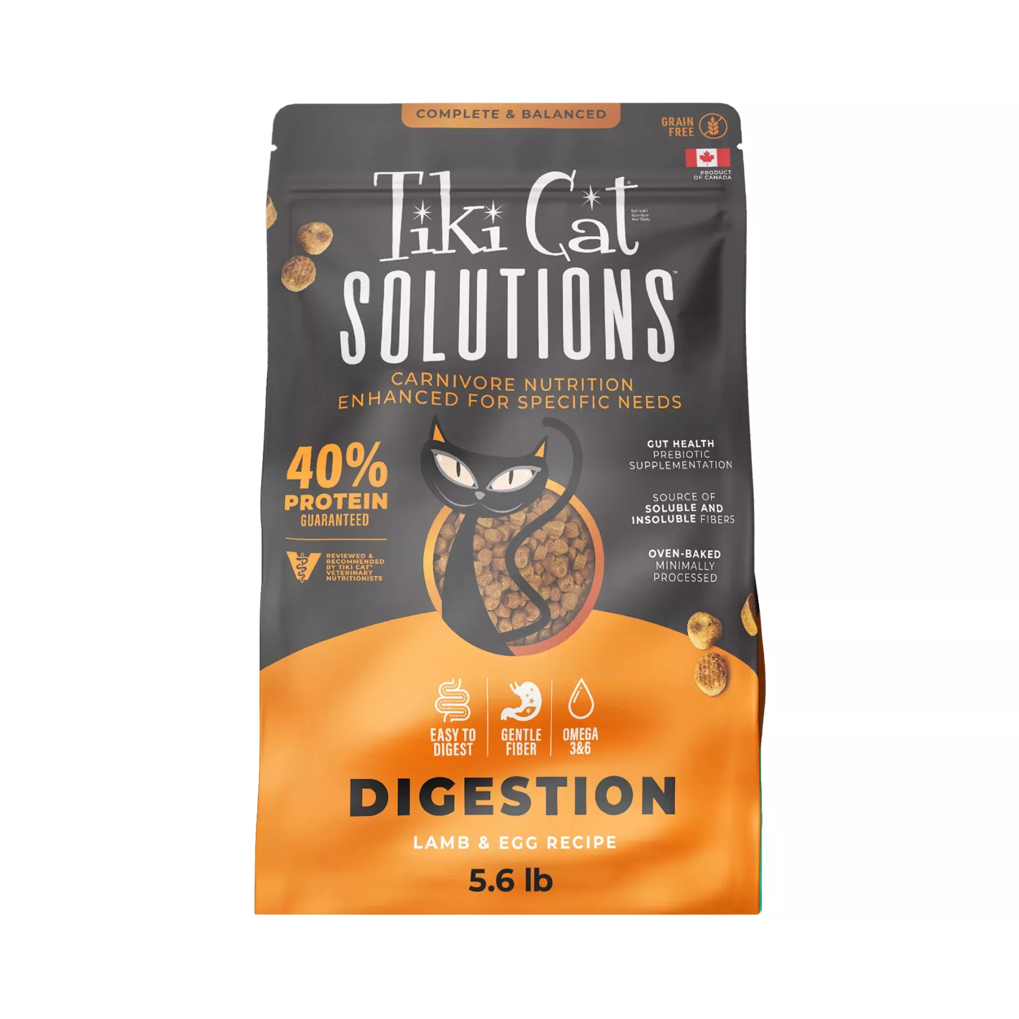 Tiki Cat Solutions Digestion Lamb & Egg Dry Cat Food