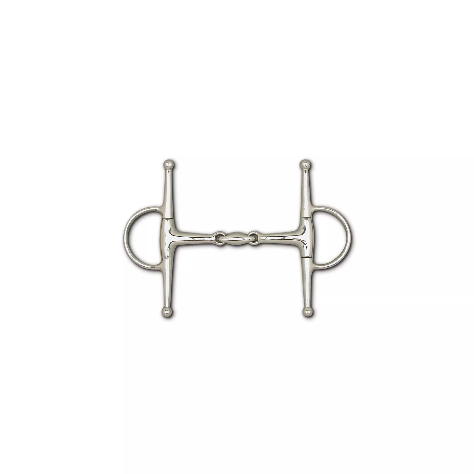 Toklat 16mm 3-Piece Snaffle Full Cheek Bit - 6 1/2" Cheek