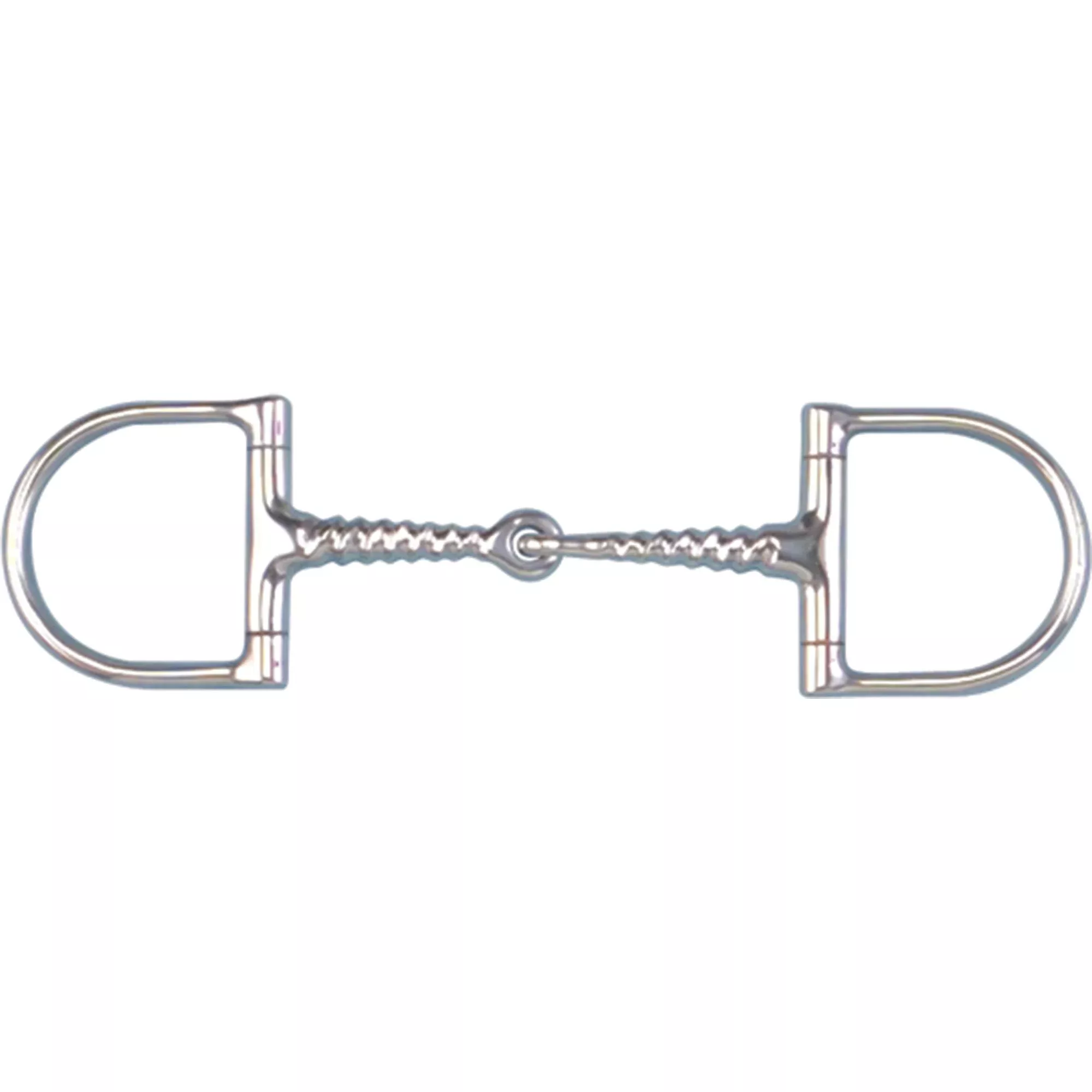 Toklat Pony Corkscrew Snaffle Dee - 2 1/2" Rings