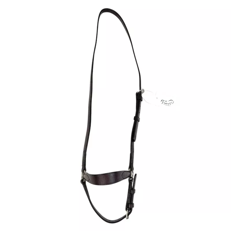 Tory Leather Drop Noseband in Brown - Full