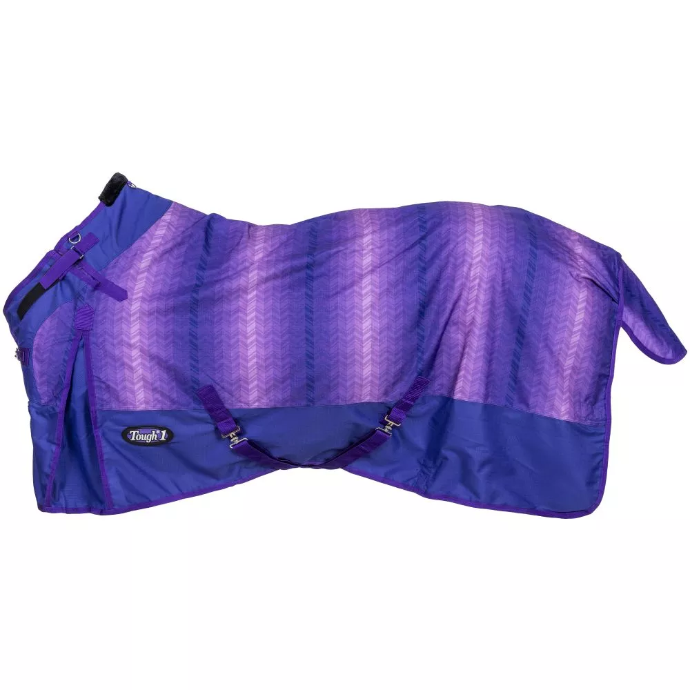 Tough1 1200D Chevron Print Turnout Sheet with Snuggit