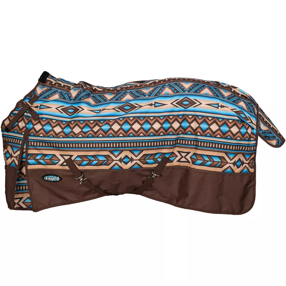 Tough1 1200D Pony Painted Canyon Turnout Sheet with Snuggit
