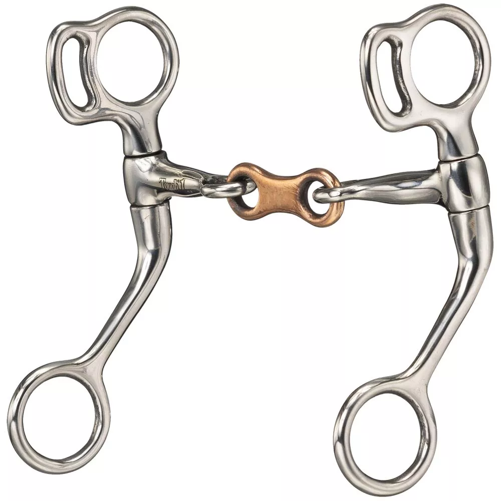 Tough1 French Link Tom Thumb Bit – 3 1/2″