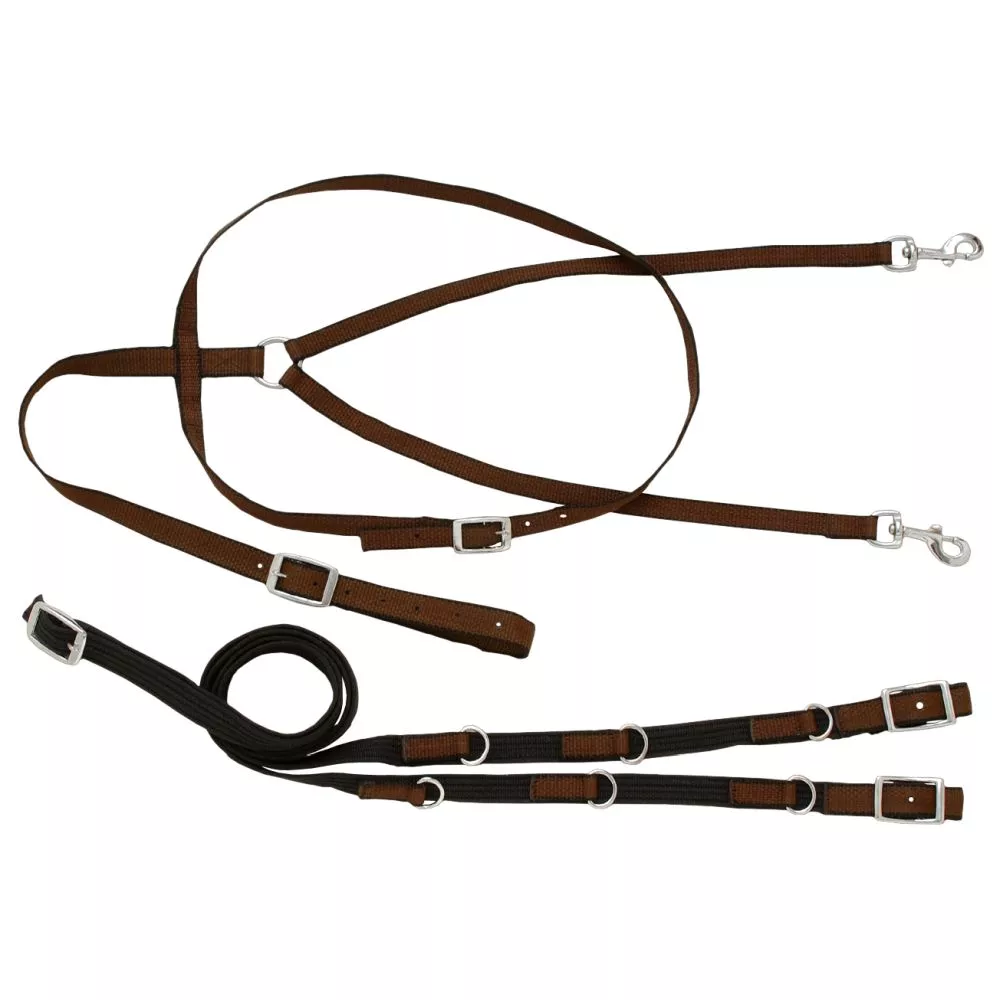 Tough1 German Martingale Rein Set – Nylon