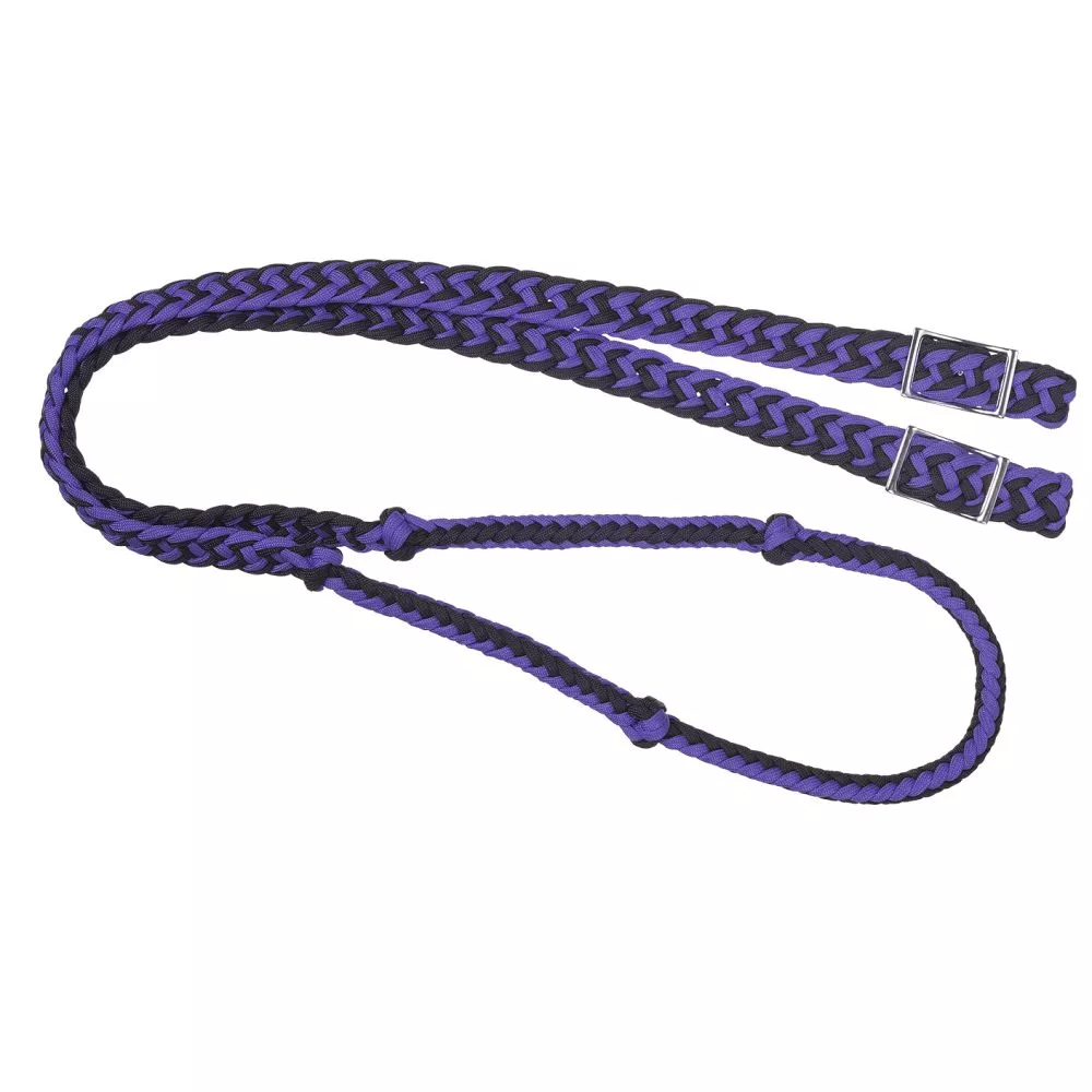 Tough1 Premium Knotted Cord Roping Reins