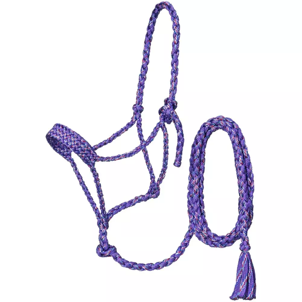 Tough1 Premium Mule Tape Halter with Lead - Pony