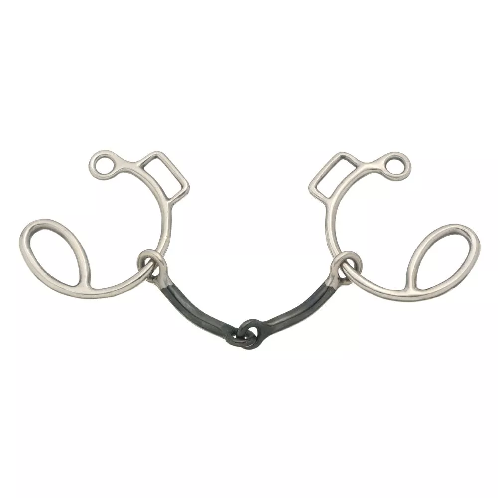 Tough1 Six Cheek Sweet Iron Snaffle – 5 1/2″