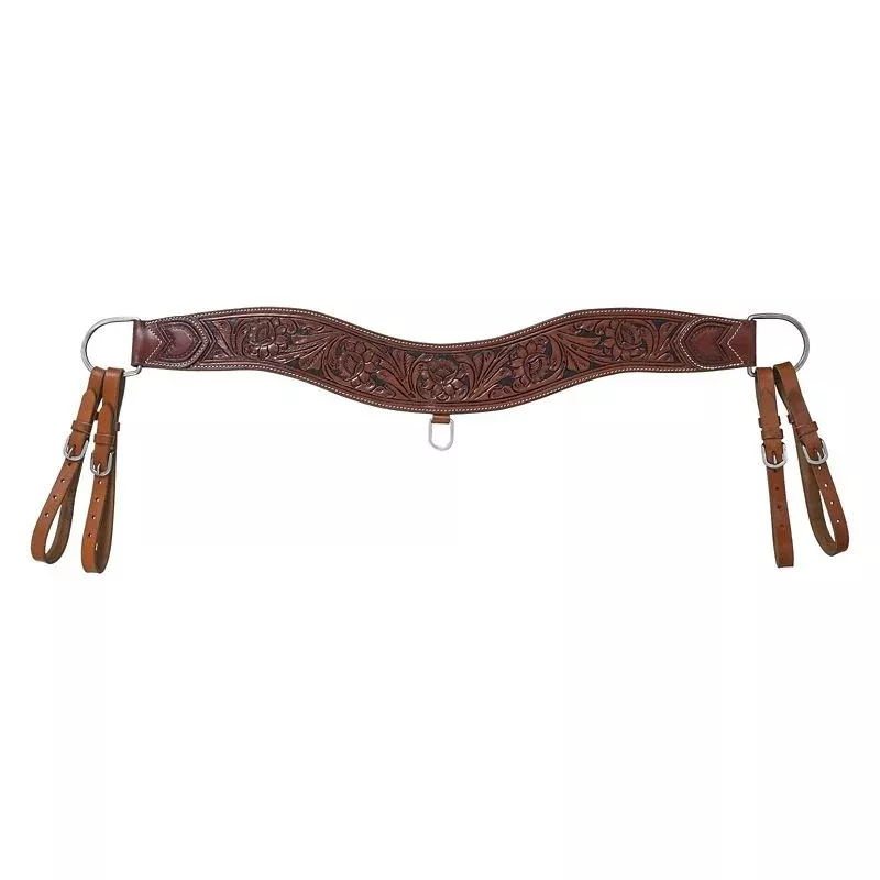 Tough1 Tripping Floral Tooled Breast Collar