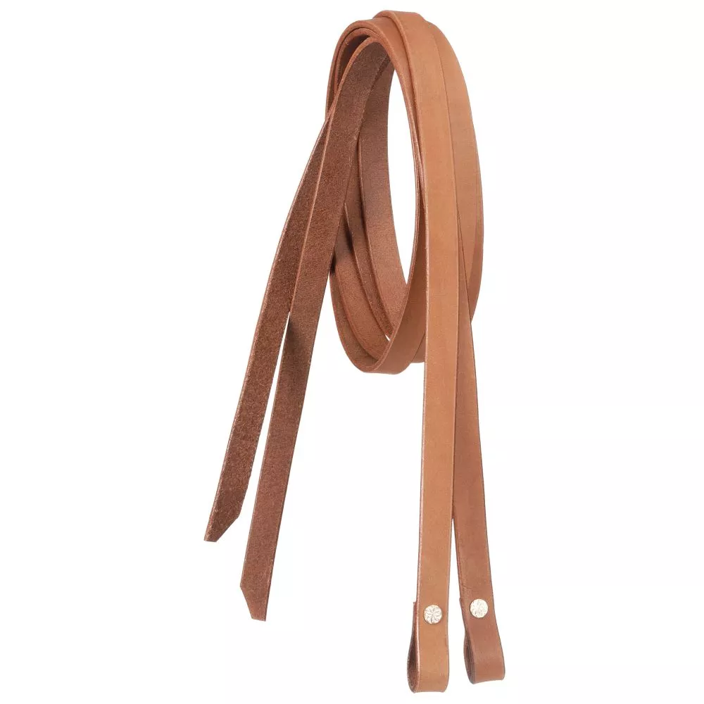Tough1 Western Leather X-Long Split Reins