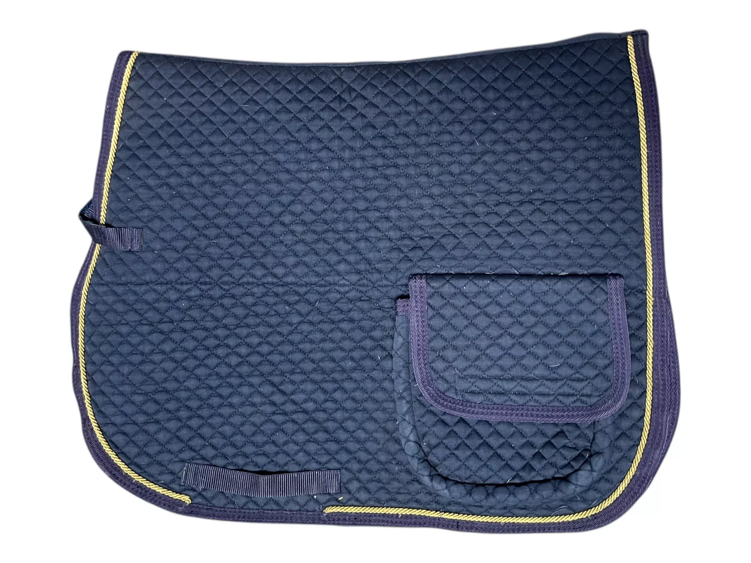 Trail Saddle Pad - Navy/Gold - Approx F/S - USED