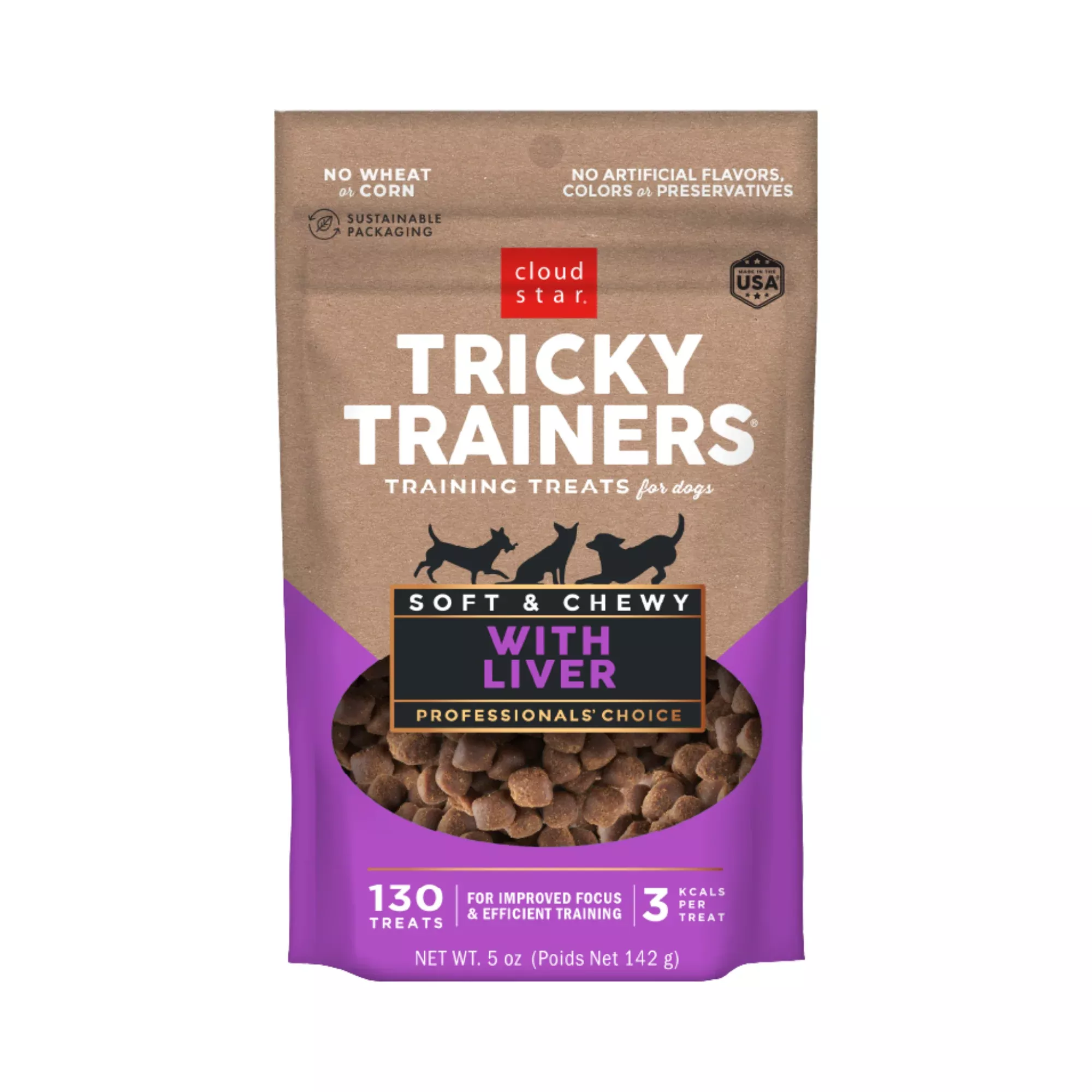 Tricky Trainers Liver Flavor Dog Treats